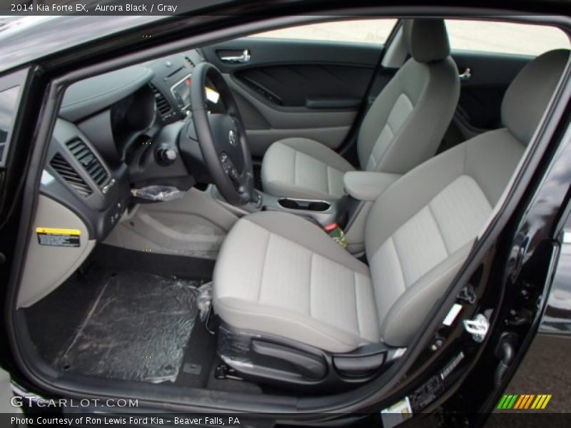 Aurora Black / Gray 2014 Kia Forte EX