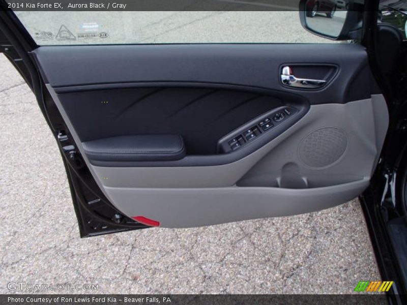 Aurora Black / Gray 2014 Kia Forte EX