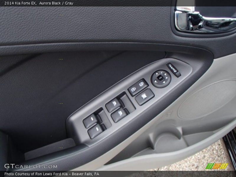 Aurora Black / Gray 2014 Kia Forte EX