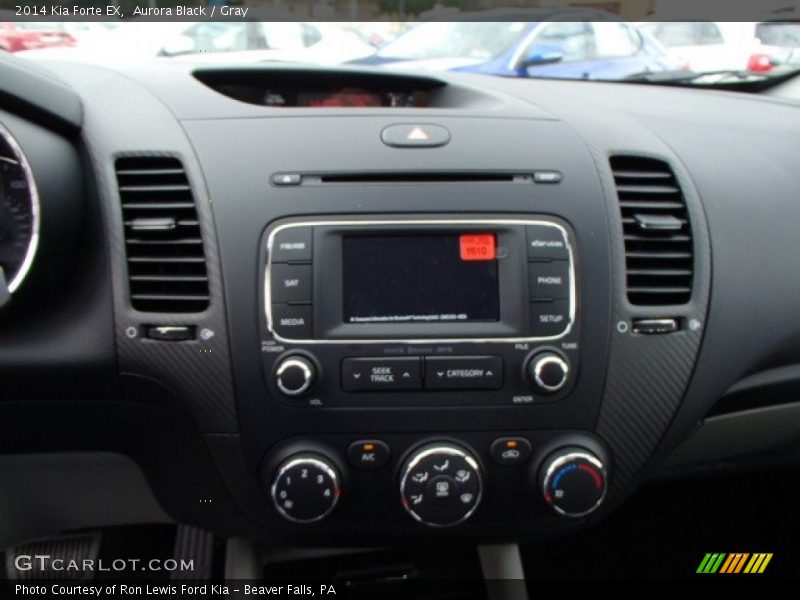 Aurora Black / Gray 2014 Kia Forte EX