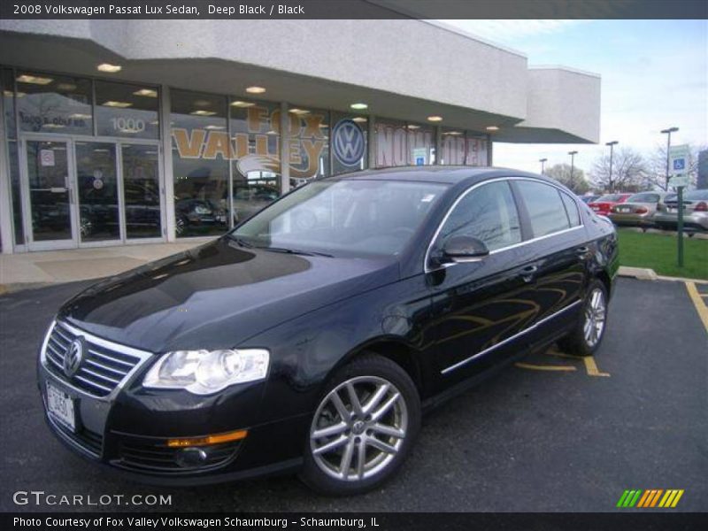 Deep Black / Black 2008 Volkswagen Passat Lux Sedan