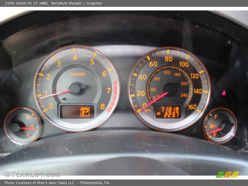 Beryllium Metallic / Graphite 2006 Infiniti FX 35 AWD