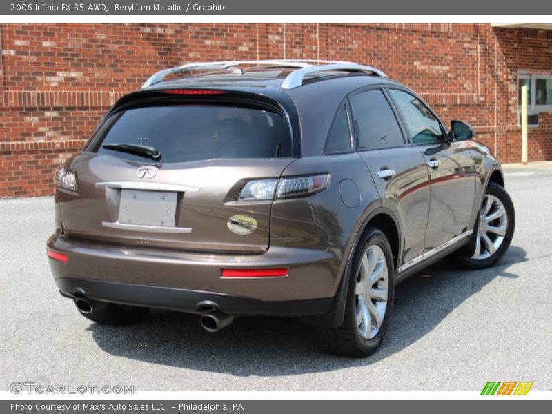 Beryllium Metallic / Graphite 2006 Infiniti FX 35 AWD