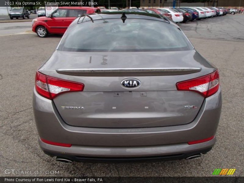 Titanium Silver Metallic / Black 2013 Kia Optima SX