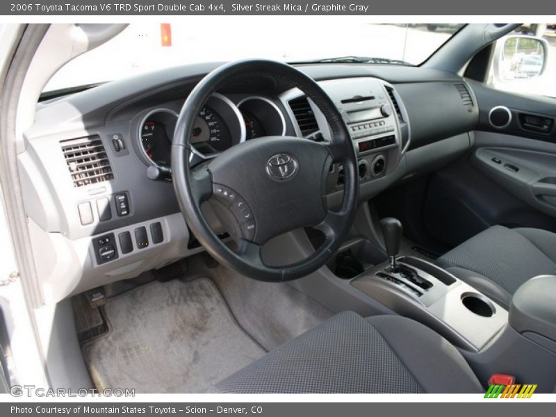 Silver Streak Mica / Graphite Gray 2006 Toyota Tacoma V6 TRD Sport Double Cab 4x4