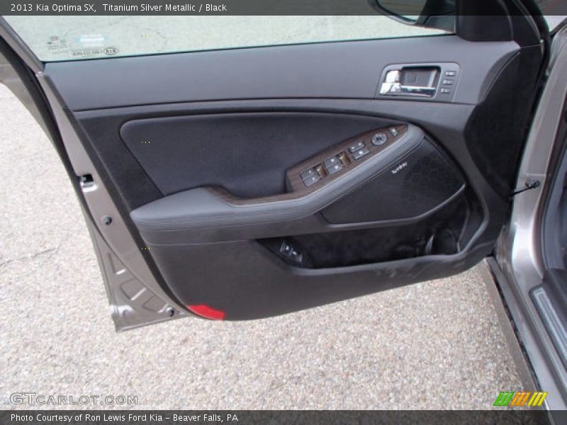 Titanium Silver Metallic / Black 2013 Kia Optima SX