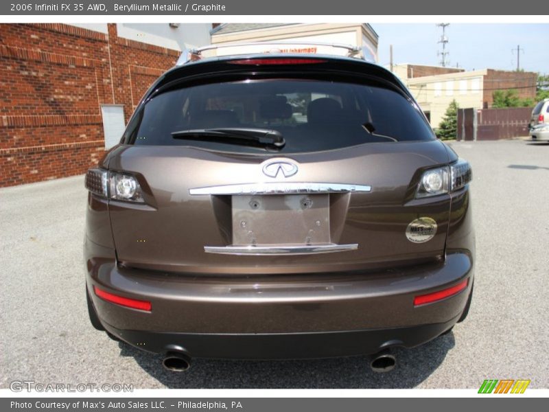 Beryllium Metallic / Graphite 2006 Infiniti FX 35 AWD