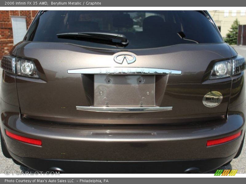 Beryllium Metallic / Graphite 2006 Infiniti FX 35 AWD