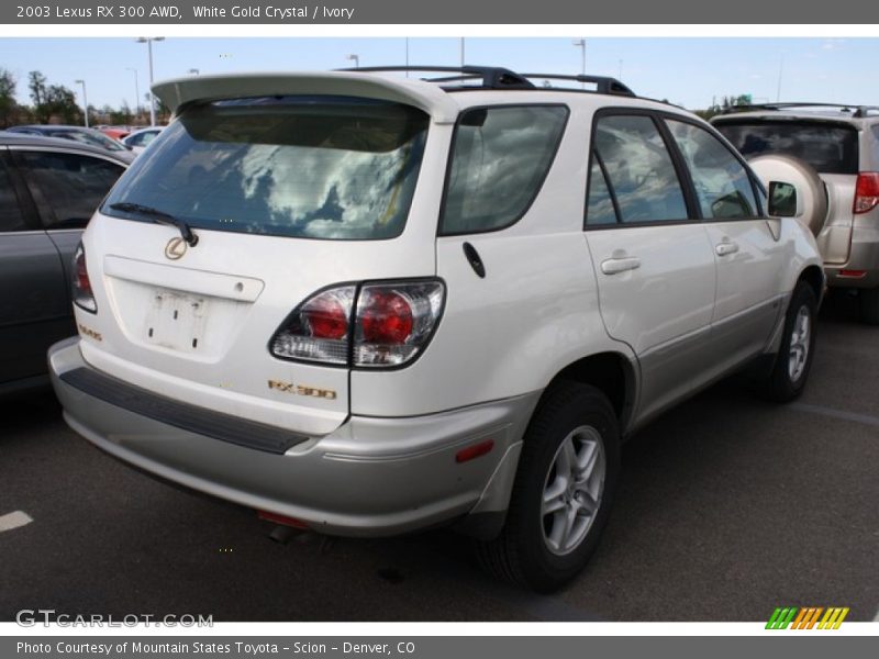 White Gold Crystal / Ivory 2003 Lexus RX 300 AWD