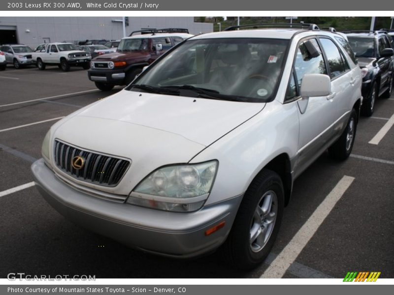 White Gold Crystal / Ivory 2003 Lexus RX 300 AWD