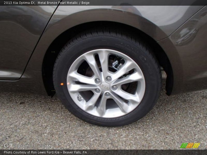 Metal Bronze Pearl Metallic / Beige 2013 Kia Optima EX