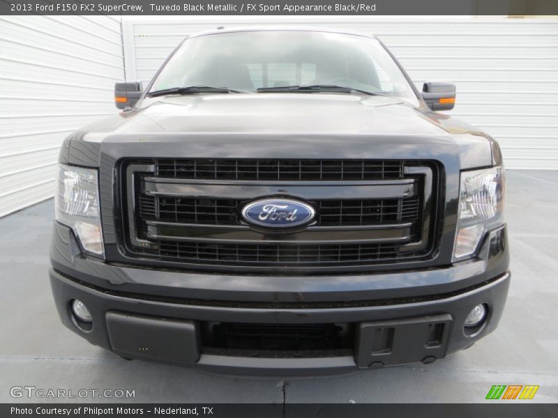 Tuxedo Black Metallic / FX Sport Appearance Black/Red 2013 Ford F150 FX2 SuperCrew