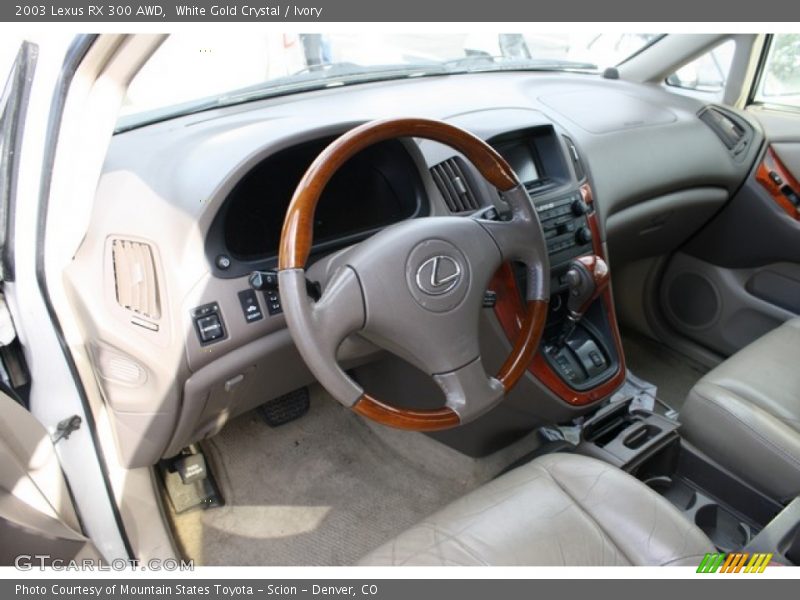 White Gold Crystal / Ivory 2003 Lexus RX 300 AWD