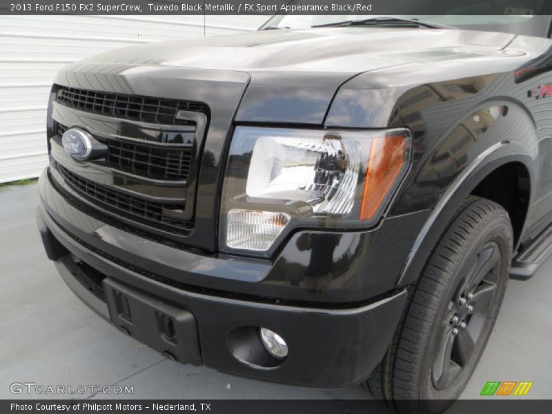 Tuxedo Black Metallic / FX Sport Appearance Black/Red 2013 Ford F150 FX2 SuperCrew
