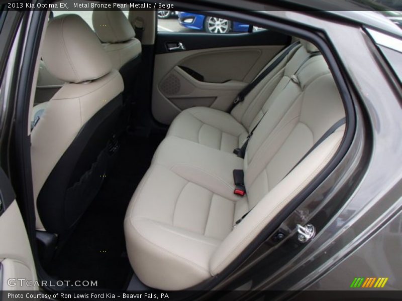 Metal Bronze Pearl Metallic / Beige 2013 Kia Optima EX