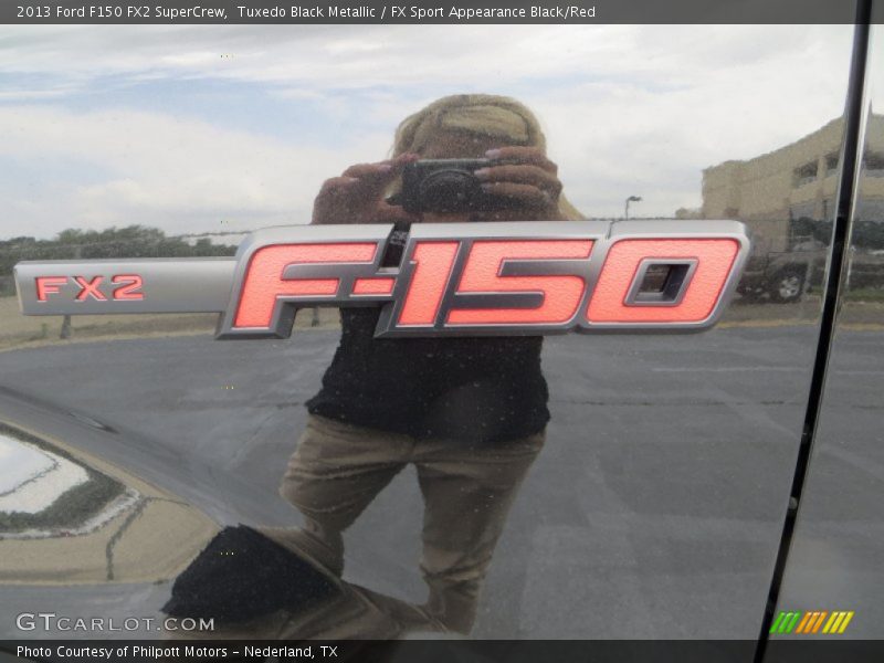 Tuxedo Black Metallic / FX Sport Appearance Black/Red 2013 Ford F150 FX2 SuperCrew