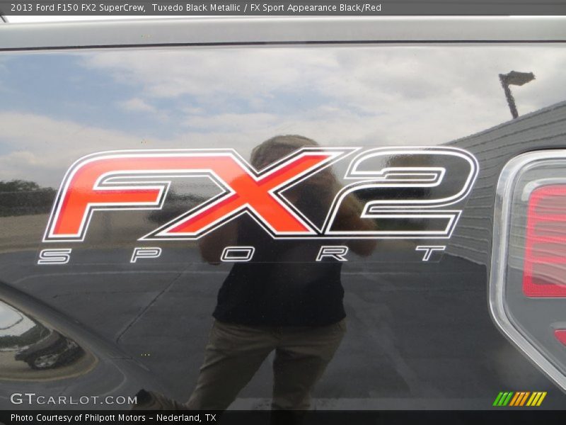 Tuxedo Black Metallic / FX Sport Appearance Black/Red 2013 Ford F150 FX2 SuperCrew