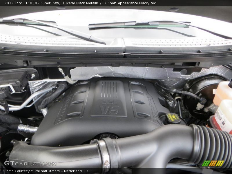 Tuxedo Black Metallic / FX Sport Appearance Black/Red 2013 Ford F150 FX2 SuperCrew