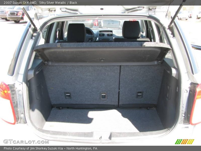 Silky Silver Metallic / Black 2007 Suzuki SX4 AWD