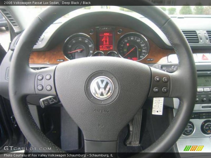 Deep Black / Black 2008 Volkswagen Passat Lux Sedan
