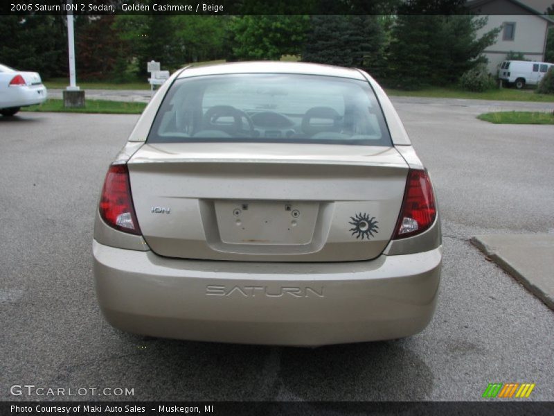Golden Cashmere / Beige 2006 Saturn ION 2 Sedan