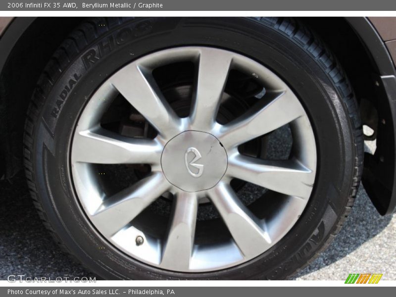 Beryllium Metallic / Graphite 2006 Infiniti FX 35 AWD
