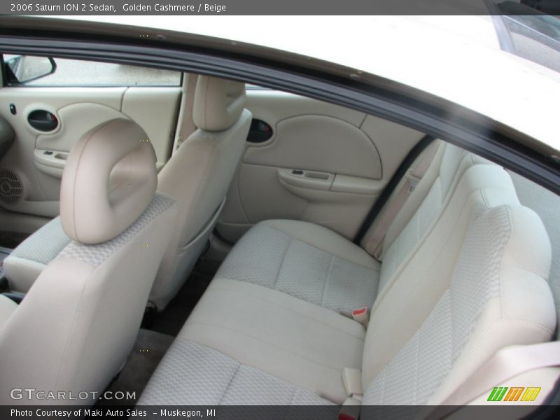 Rear Seat of 2006 ION 2 Sedan