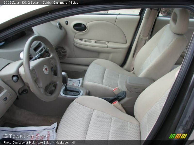  2006 ION 2 Sedan Beige Interior