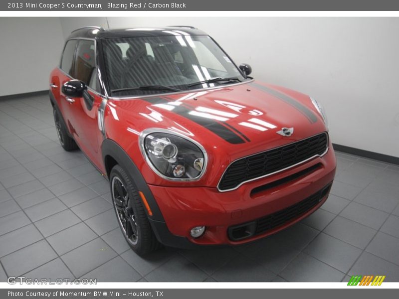 Blazing Red / Carbon Black 2013 Mini Cooper S Countryman