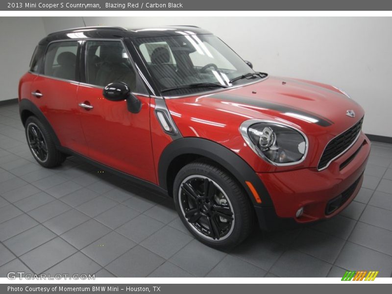 Blazing Red / Carbon Black 2013 Mini Cooper S Countryman