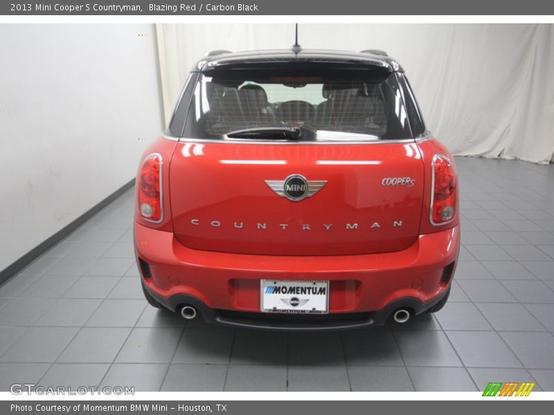 Blazing Red / Carbon Black 2013 Mini Cooper S Countryman