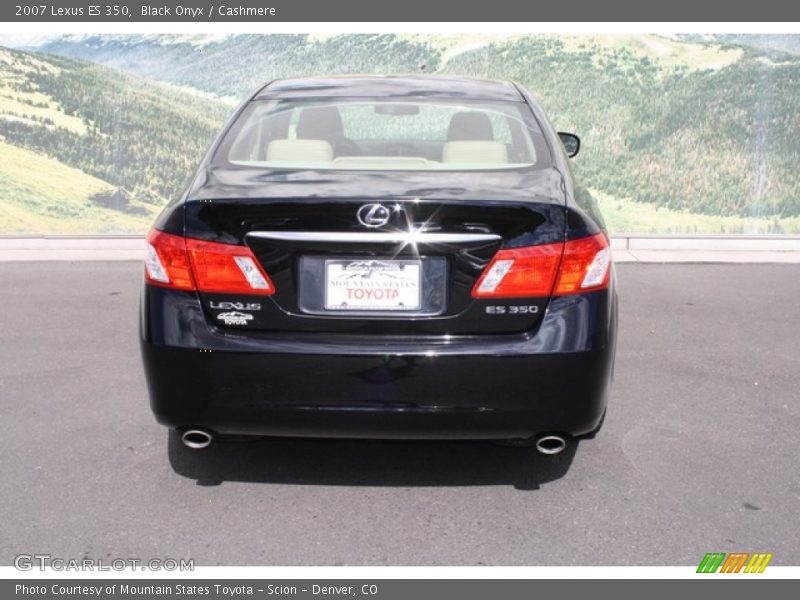 Black Onyx / Cashmere 2007 Lexus ES 350