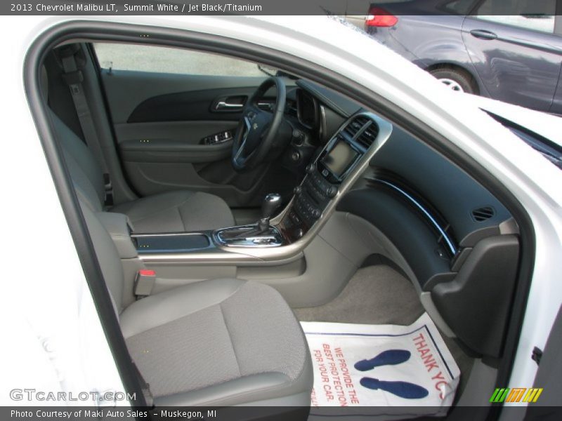 Summit White / Jet Black/Titanium 2013 Chevrolet Malibu LT
