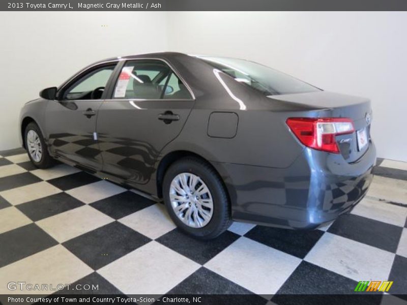 Magnetic Gray Metallic / Ash 2013 Toyota Camry L
