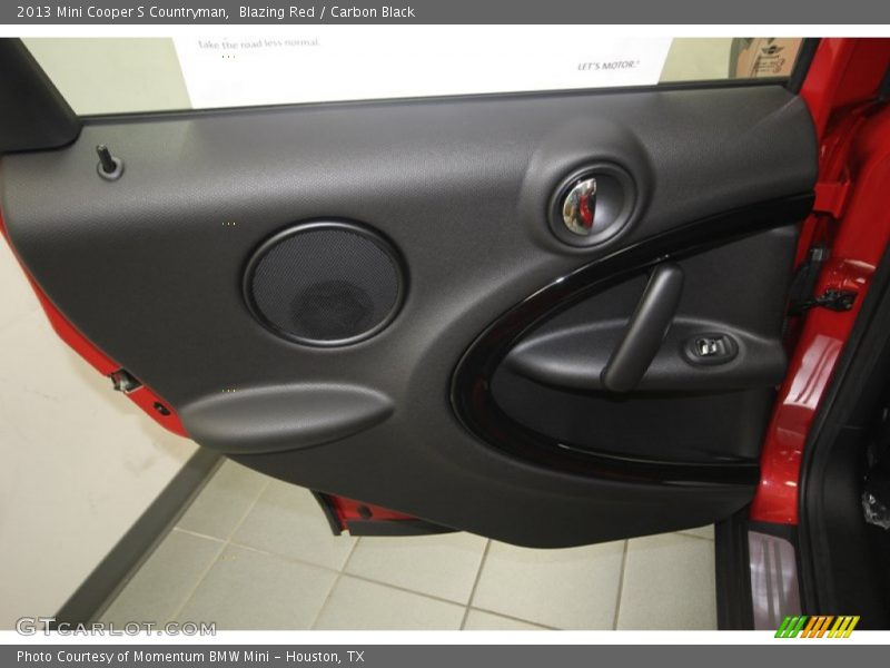 Blazing Red / Carbon Black 2013 Mini Cooper S Countryman