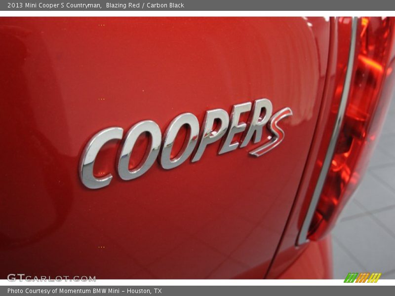 Blazing Red / Carbon Black 2013 Mini Cooper S Countryman