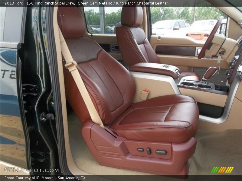 Green Gem Metallic / King Ranch Chaparral Leather 2013 Ford F150 King Ranch SuperCrew