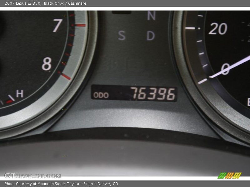 Black Onyx / Cashmere 2007 Lexus ES 350