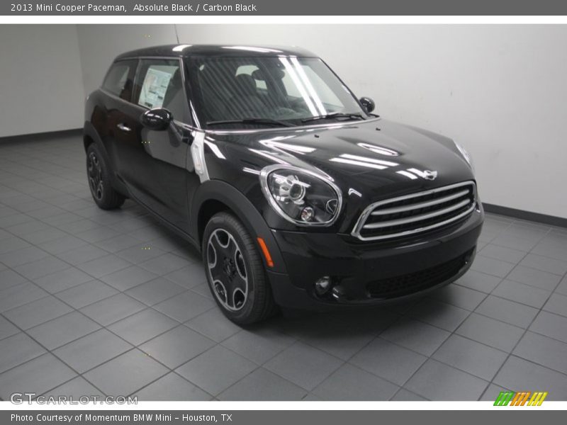 Absolute Black / Carbon Black 2013 Mini Cooper Paceman