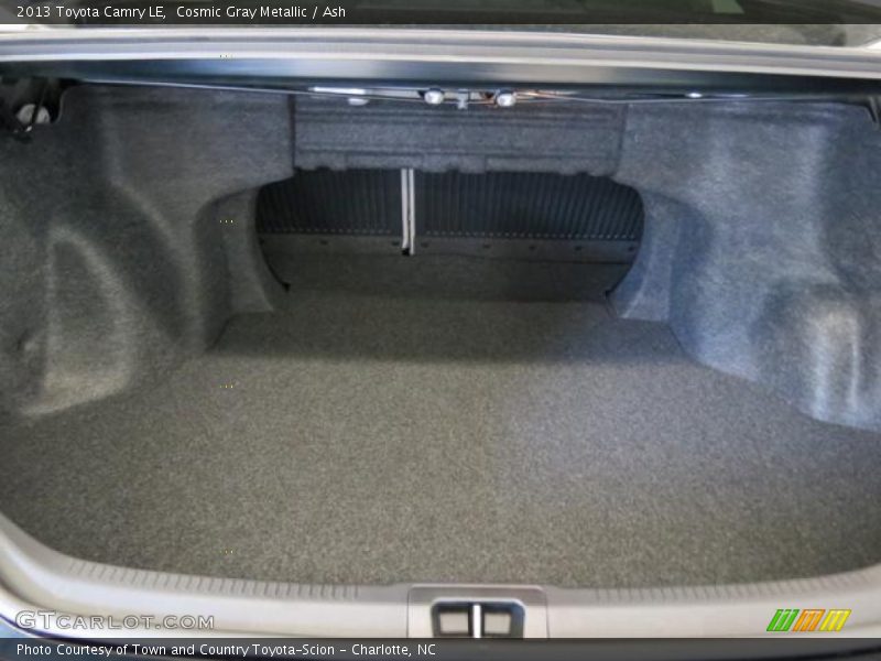  2013 Camry LE Trunk