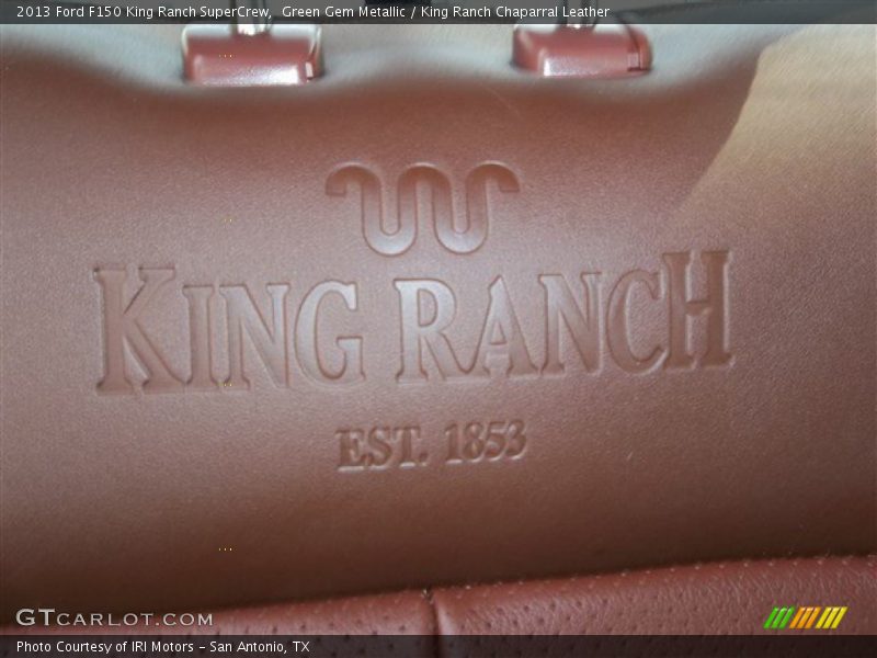 Green Gem Metallic / King Ranch Chaparral Leather 2013 Ford F150 King Ranch SuperCrew