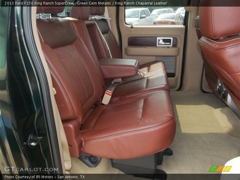 Green Gem Metallic / King Ranch Chaparral Leather 2013 Ford F150 King Ranch SuperCrew