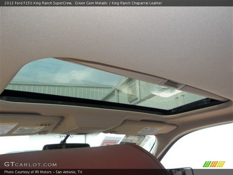 Green Gem Metallic / King Ranch Chaparral Leather 2013 Ford F150 King Ranch SuperCrew