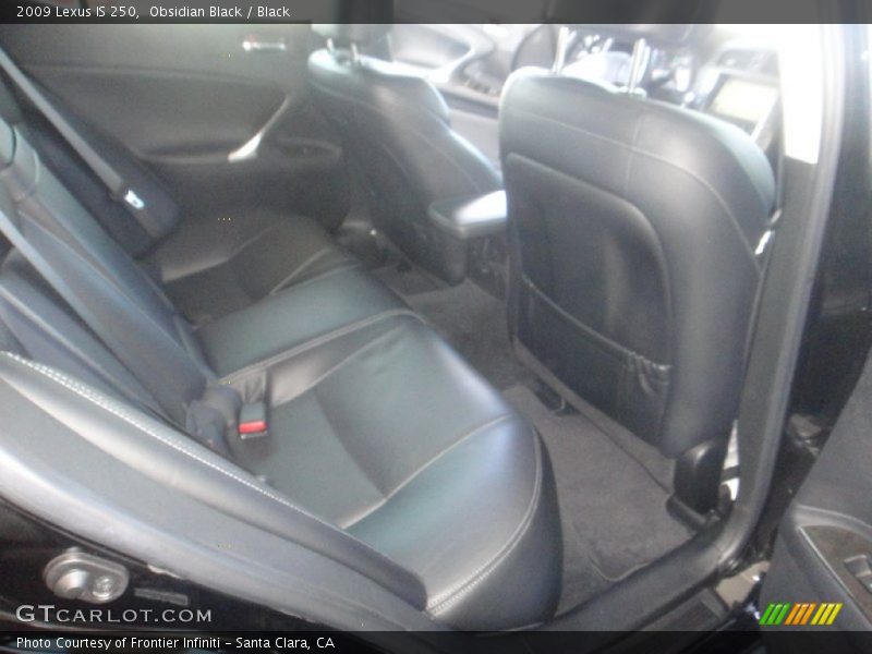 Obsidian Black / Black 2009 Lexus IS 250