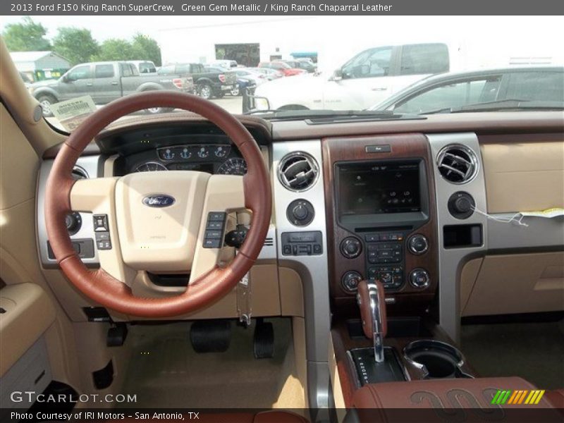 Green Gem Metallic / King Ranch Chaparral Leather 2013 Ford F150 King Ranch SuperCrew