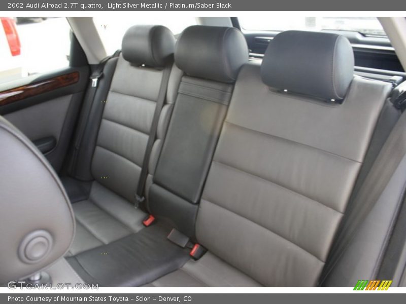 Rear Seat of 2002 Allroad 2.7T quattro