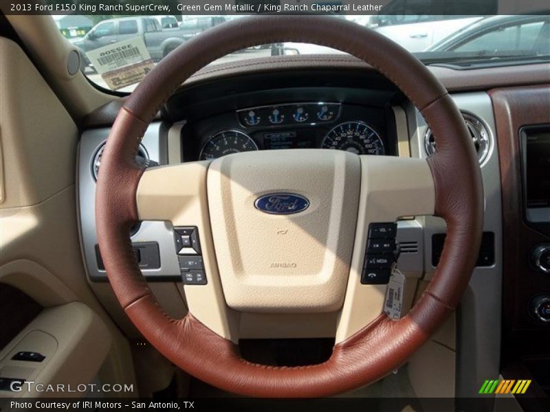 Green Gem Metallic / King Ranch Chaparral Leather 2013 Ford F150 King Ranch SuperCrew