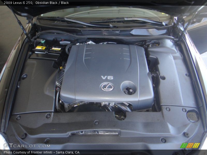 Obsidian Black / Black 2009 Lexus IS 250