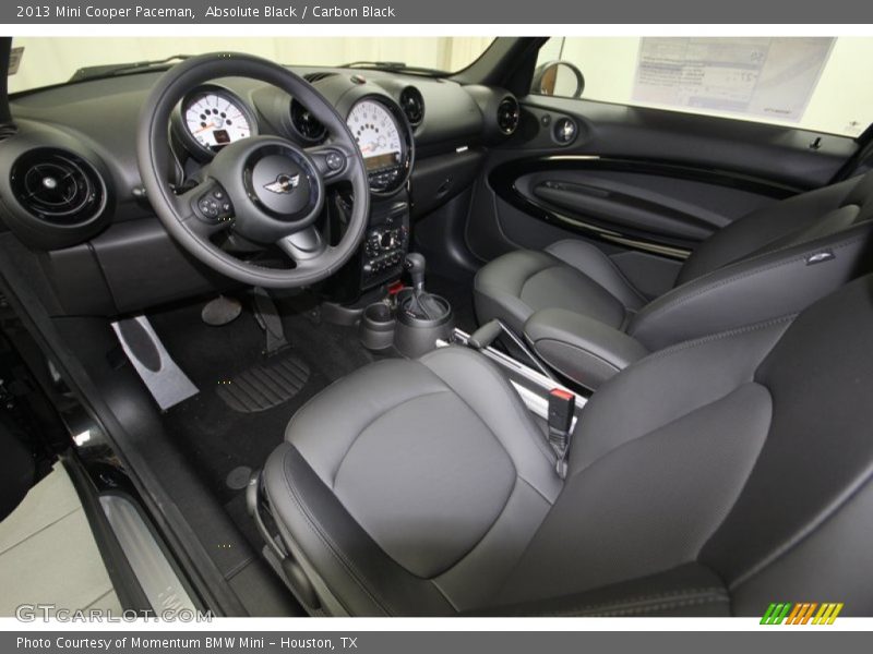  2013 Cooper Paceman Carbon Black Interior