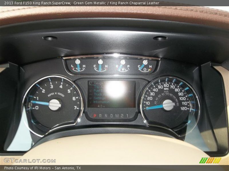Green Gem Metallic / King Ranch Chaparral Leather 2013 Ford F150 King Ranch SuperCrew